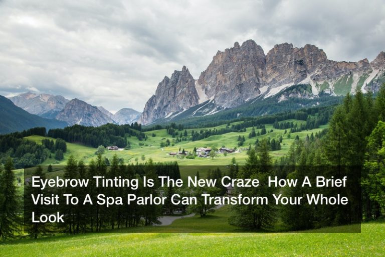 Eyebrow Tinting Is The New Craze  How A Brief Visit To A Spa Parlor Can Transform Your Whole Look