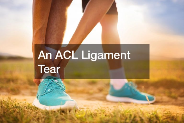 An ACL Ligament Tear