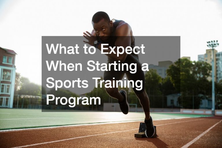 What to Expect When Starting a Sports Training Program